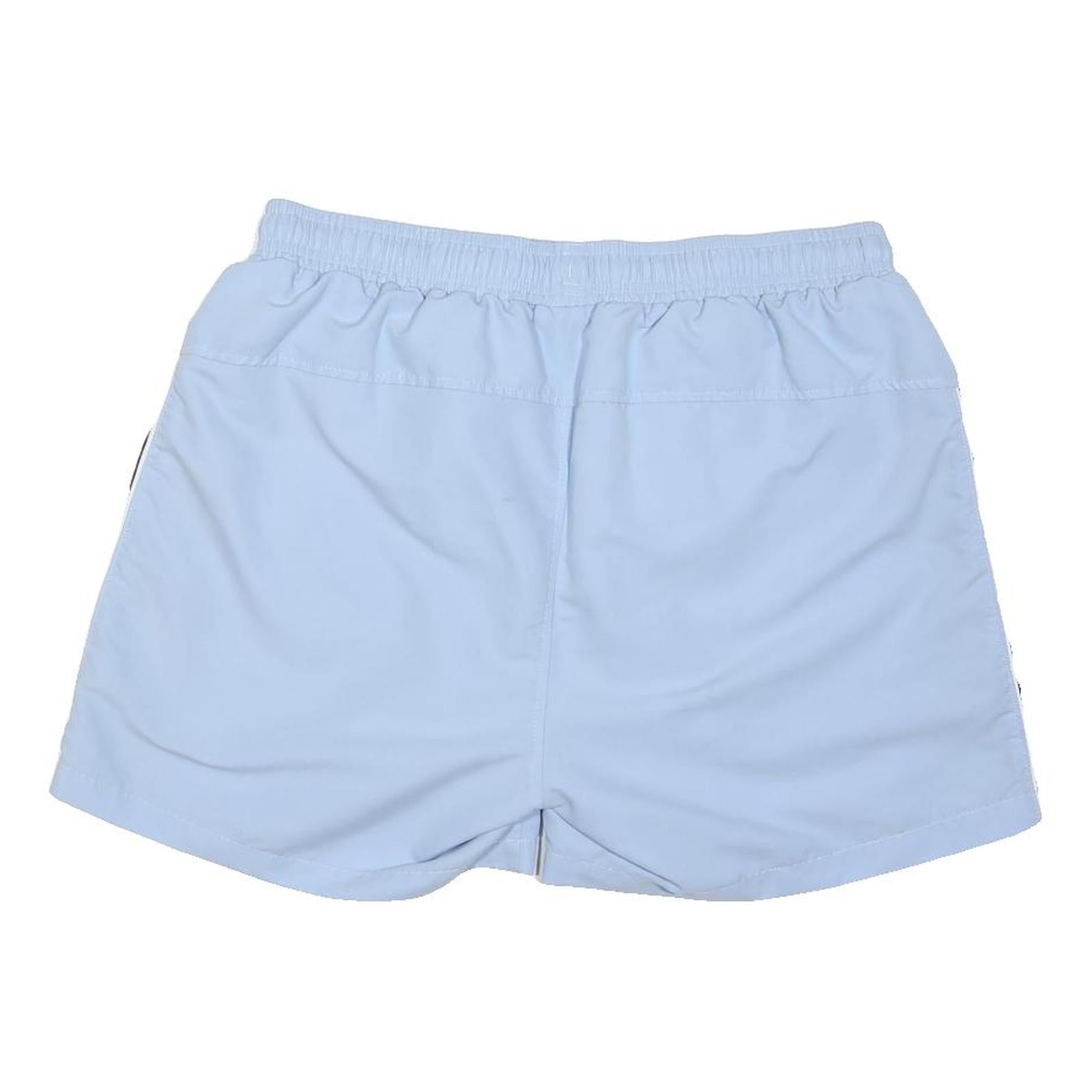 ELLESSE Mens Light Blue Navy Sports Casual Shorts L W32 Polyester Blend
