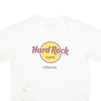 HARD ROCK CAFE Mens White Venezia Graphic T-Shirt L Short Sleeve Crew Neck