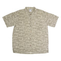 CARLO COLUCCI Mens Shirt Green Crazy Pattern XL