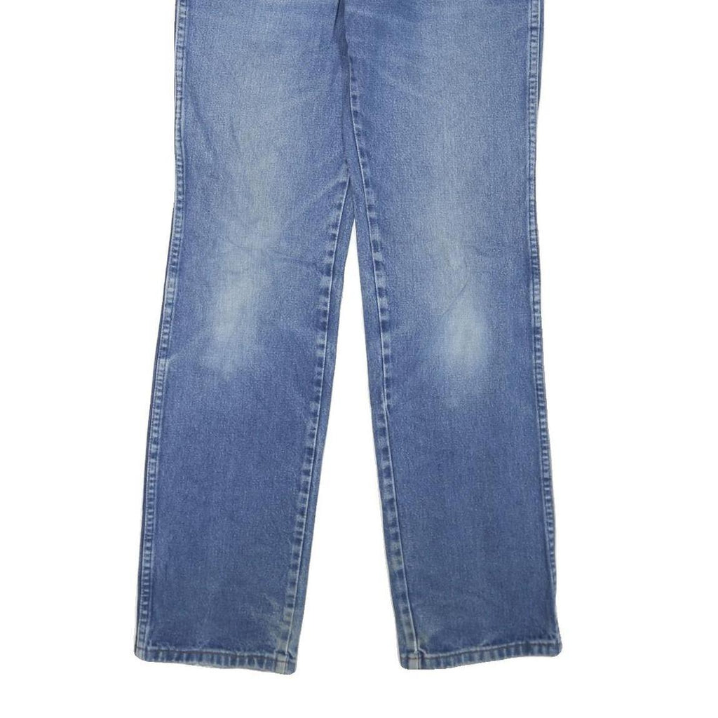 WRANGLER Mens Jeans Blue Regular Straight Denim W31 L34 Classic Zip Pockets