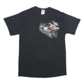 GILDAN Mens Black Chicago Land Slam Graphic T-Shirt M Short Sleeve Crew Neck