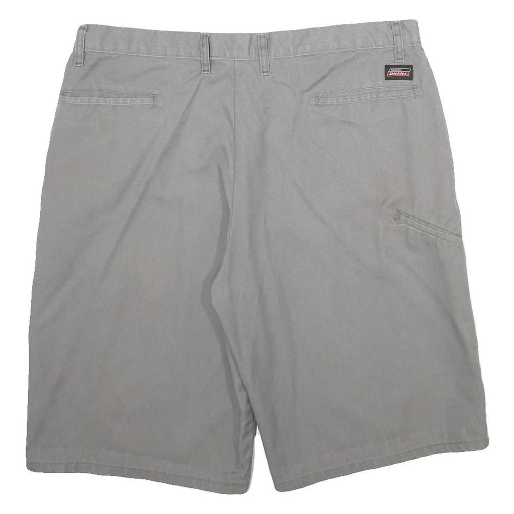 DICKIES Mens Grey Casual Shorts XL W38 Workwear Polyester Blend Comfort
