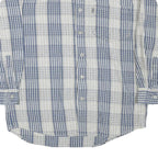 LEVI'S Mens Blue & White Striped Shirt L Cotton Blend Button Down Casual
