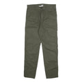 CARHARTT WIP Mens Cotton Slim Tapered Trousers Olive Green W31 L29 Casual