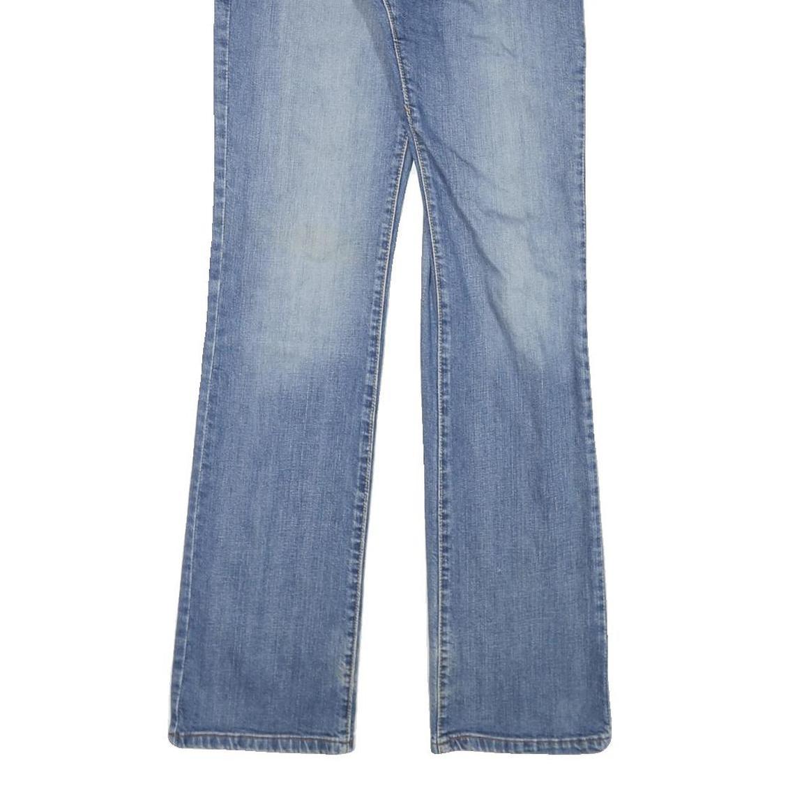 LEVI'S Womens Blue Regular Straight Denim Medium W26 L32 Classic Fit Zip Jeans