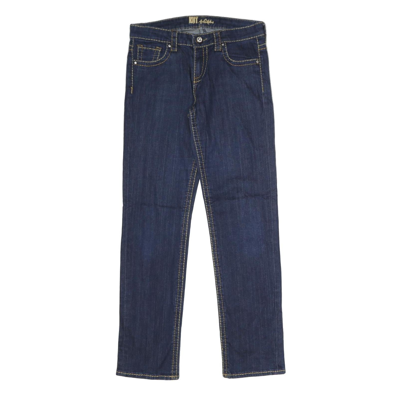 KUT Womens Jeans Blue Regular Straight Denim Medium W30 L32 Classic Cotton Blend