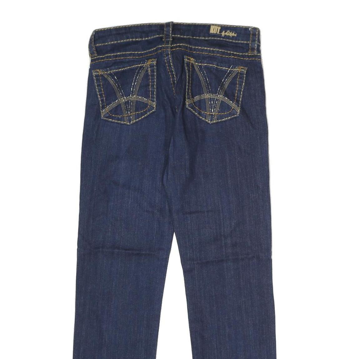 KUT Womens Jeans Blue Regular Straight Denim Medium W30 L32 Classic Cotton Blend