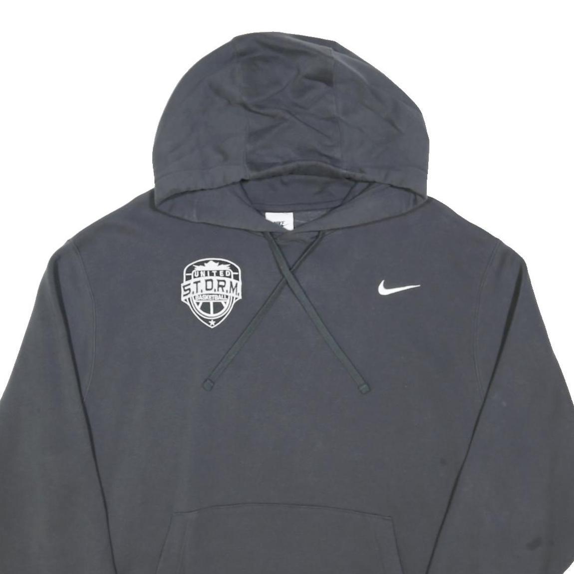 NIKE Mens Black Basketball Pullover Hoodie XL Sportswear Sweatshirt