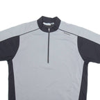 SUGOI Cycling Mens Jersey Grey 1/2 Zip L