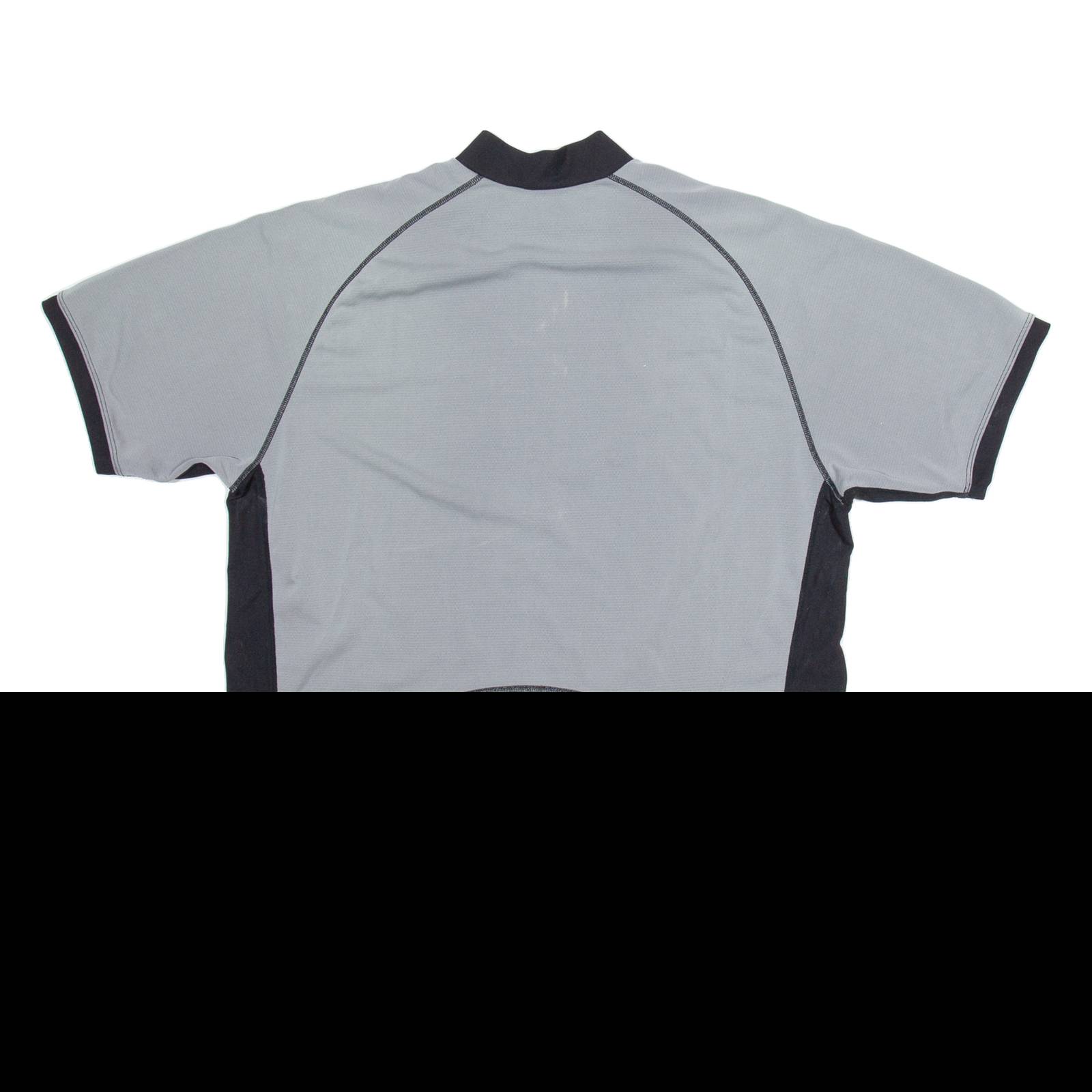 SUGOI Cycling Mens Jersey Grey 1/2 Zip L