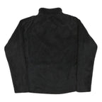 THE NORTH FACE Womens Black Plain Pullover Fleece Crew Neck Jumper L Outdoor