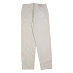 CALVIN KLEIN JEANS Mens Cotton Blend Beige Relaxed Straight Trousers W34 L32