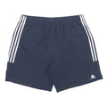 ADIDAS Mens Shorts Navy Blue Sports Casual XL W34 Three Stripe