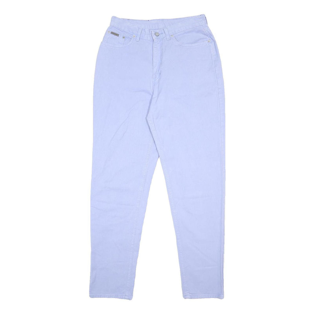 Calvin Klein Womens Jeans Blue Regular Straight Denim Light W28 L31 Classic Zip