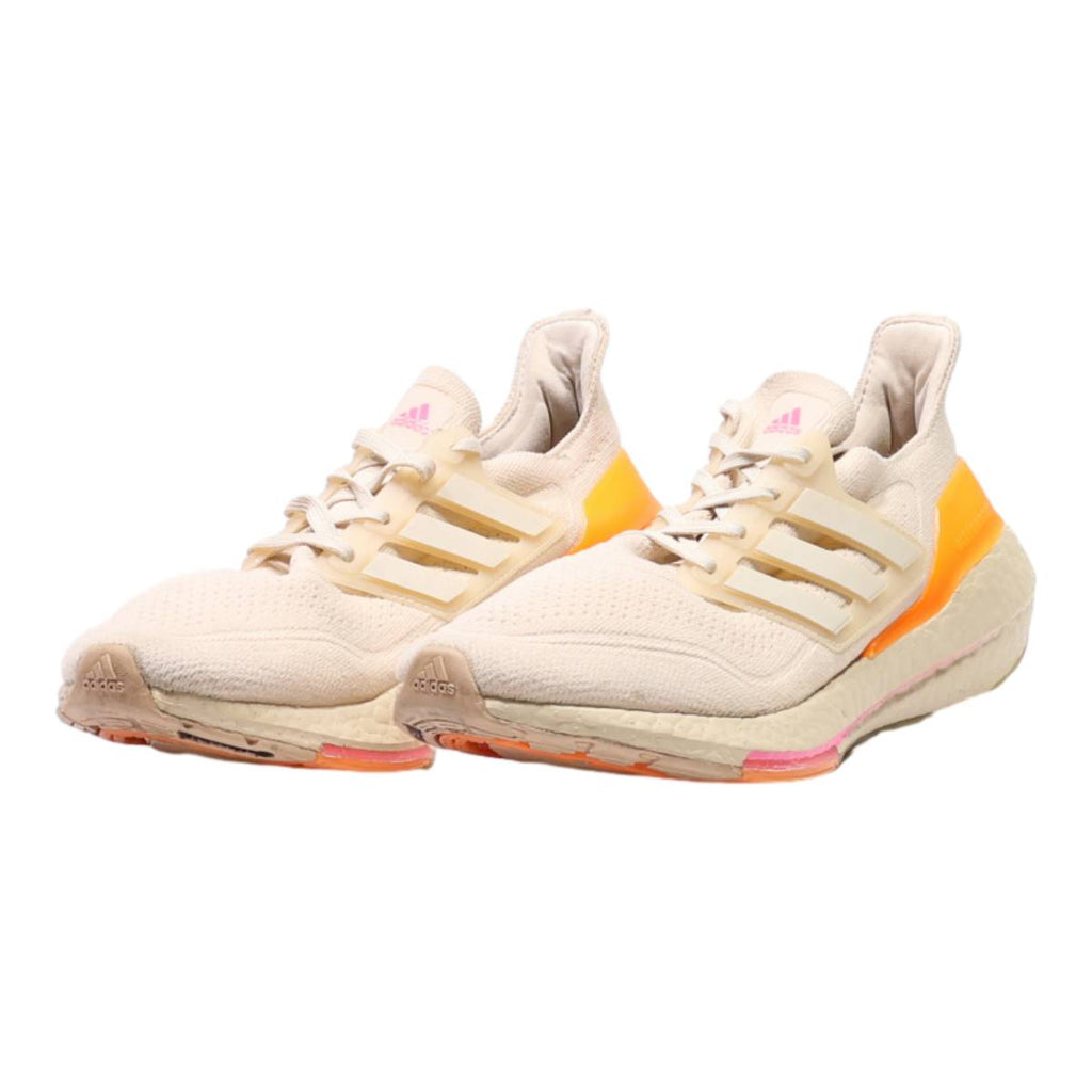 ADIDAS UltraBoost 21 2021 Sneaker Trainers Cream Synthetic Womens UK 8