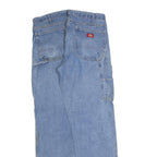 DICKIES Mens Jeans Blue Regular Straight Denim Medium W34 L34 Workwear Style
