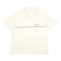 SERGIO TACCHINI Mens White Polo Shirt XL Cotton Basic Short Sleeve Logo