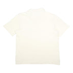 SERGIO TACCHINI Mens White Polo Shirt XL Cotton Basic Short Sleeve Logo
