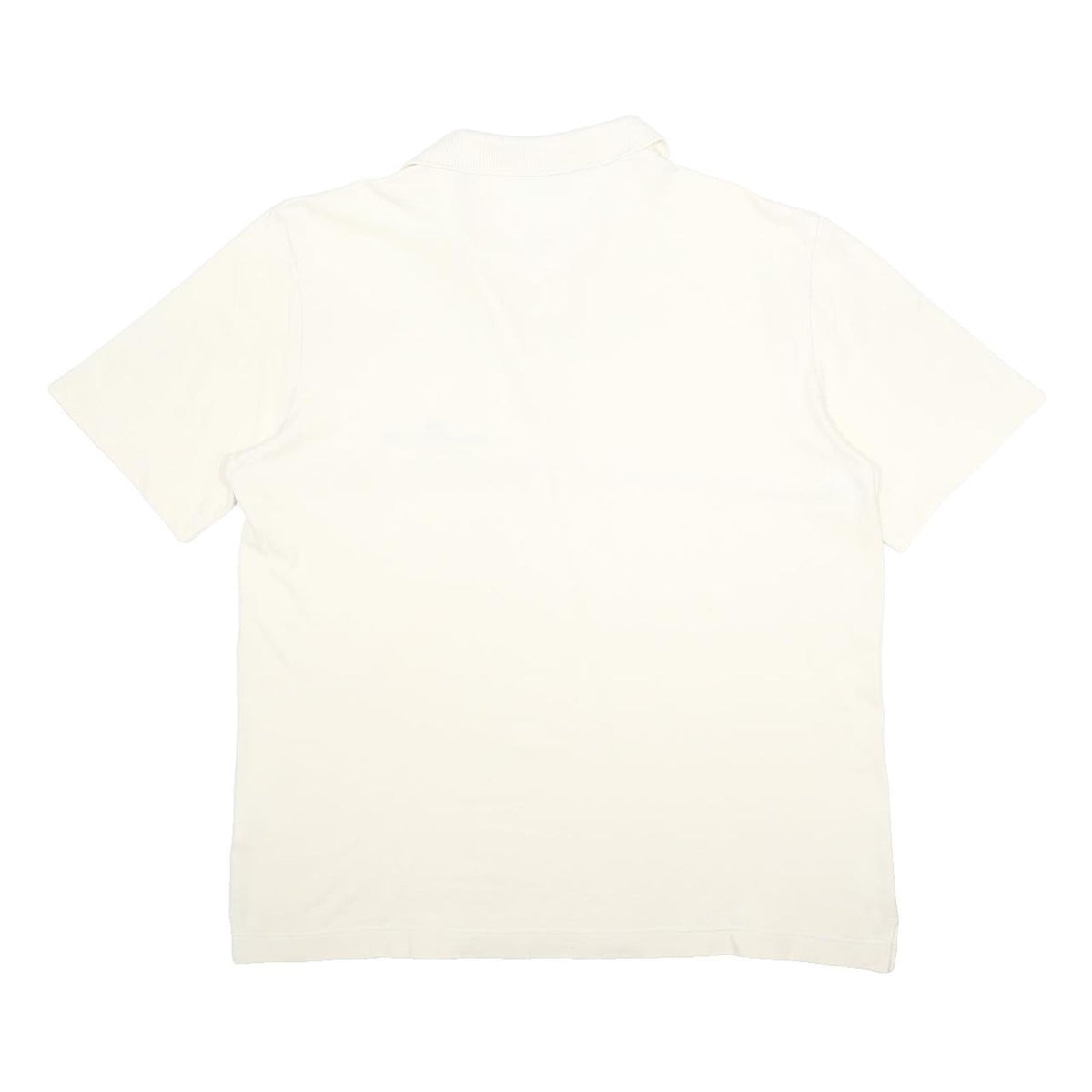 SERGIO TACCHINI Mens White Polo Shirt XL Cotton Basic Short Sleeve Logo