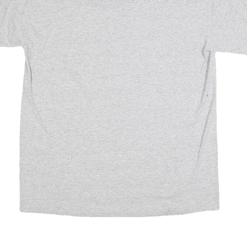 GILDAN Mens Grey Helena Husky Baseball T-Shirt L Short Sleeve Crew Neck Cotton