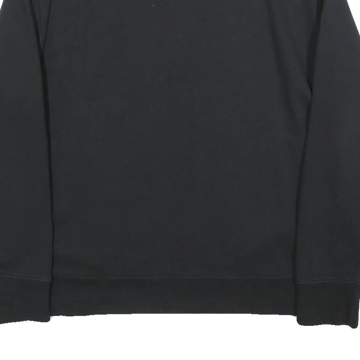 LEVI'S Mens Black Crew Neck XL Cotton Blend Logo Sweatshirt Pullover Casual