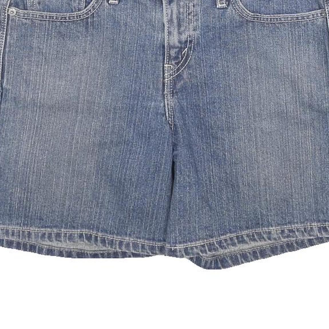 LEVI'S Womens Denim Blue Shorts M W32 Casual Cotton Blend Classic Fit