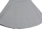 COS Womens Grey Flare Cotton Blend Skirt S Lightweight Soft Comfortable