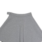 COS Womens Grey Flare Cotton Blend Skirt S Lightweight Soft Comfortable