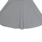 COS Womens Grey Flare Cotton Blend Skirt S Lightweight Soft Comfortable