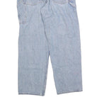 BLACK ICON Mens Jeans Blue Relaxed Straight Denim Light W30 L30 Casual Workwear