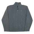 STARTER Mens Grey Plain Pullover High Neck Basic Knit Jumper S Casual Warm