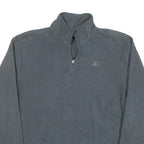 STARTER Mens Grey Plain Pullover High Neck Basic Knit Jumper S Casual Warm