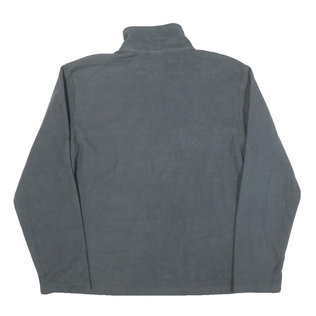 STARTER Mens Grey Plain Pullover High Neck Basic Knit Jumper S Casual Warm