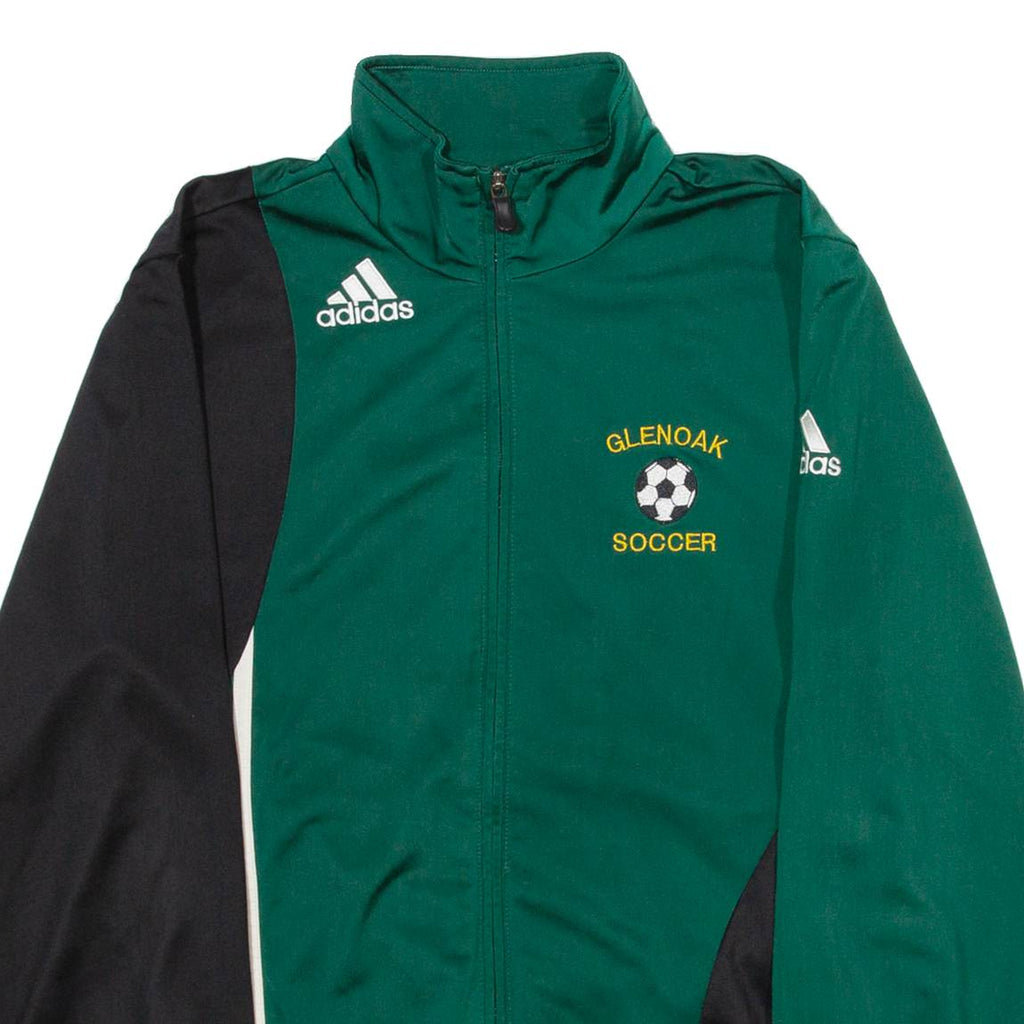 ADIDAS Glenoak Soccer Mens Track Jacket Green M