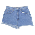 Cut Off Womens Denim Shorts Blue S W26
