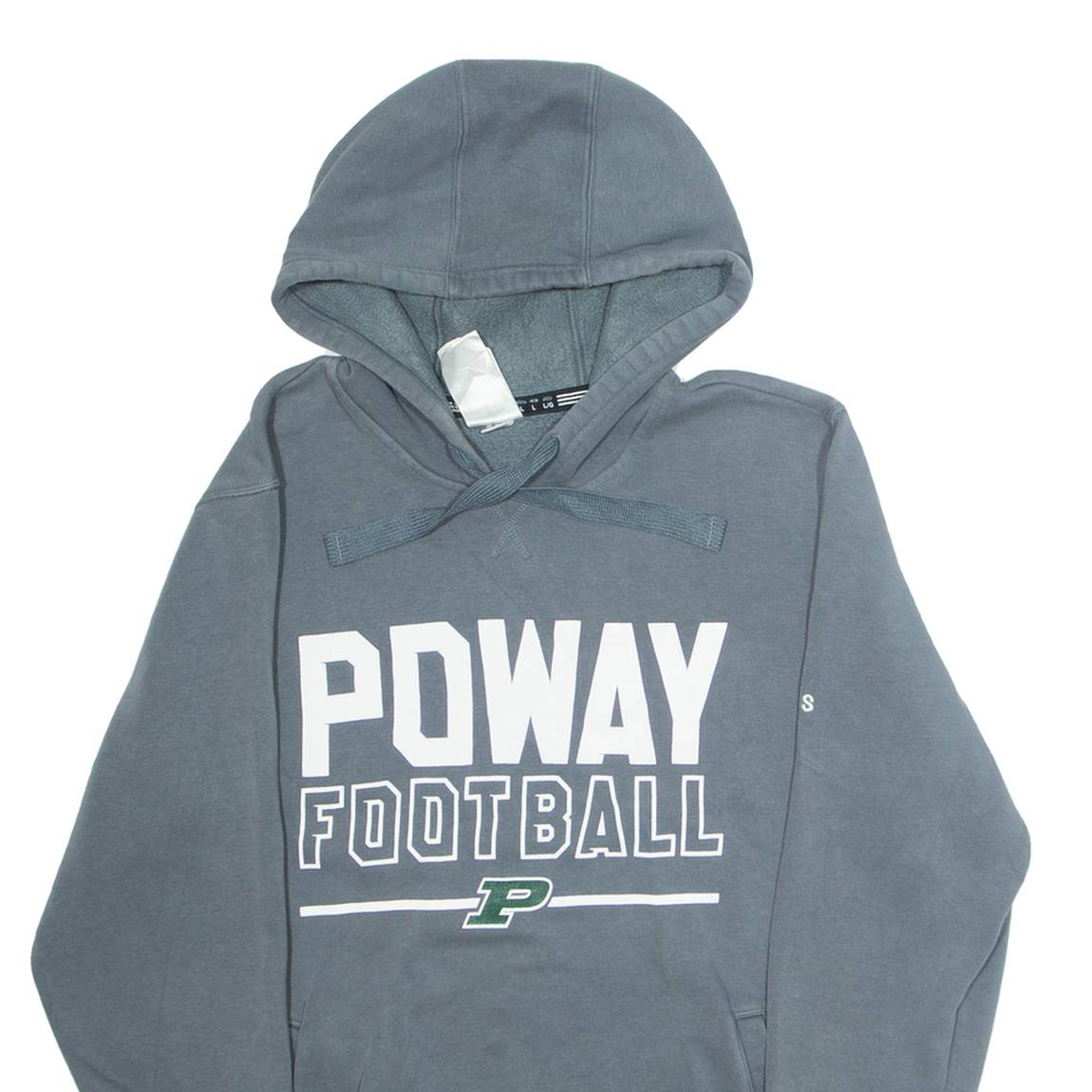 ADIDAS Mens Grey Hoodie L
