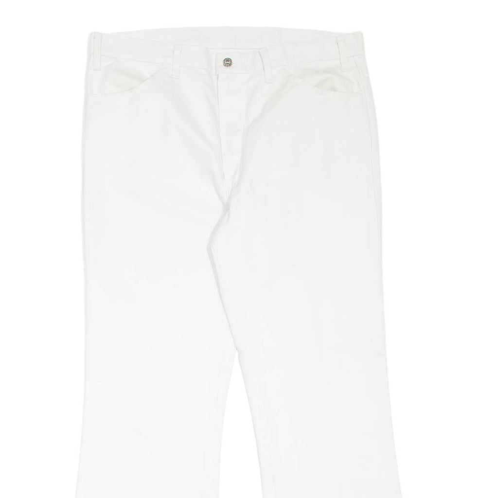 LEVI'S Sta-Prest Womens Jeans White Regular Bootcut 90s W38 L32