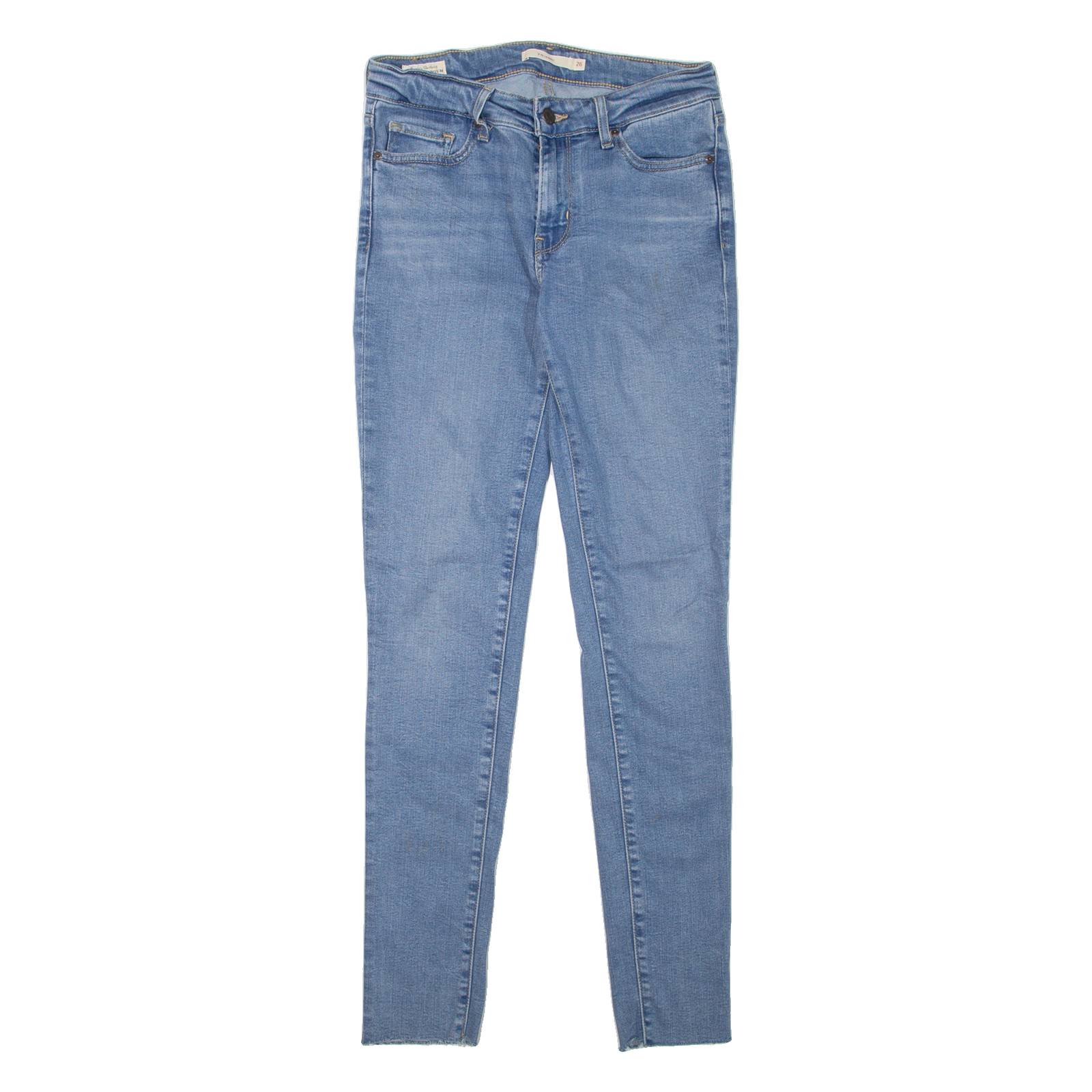 LEVI'S 711 Premium Womens Jeans Blue Slim Skinny W26 L32