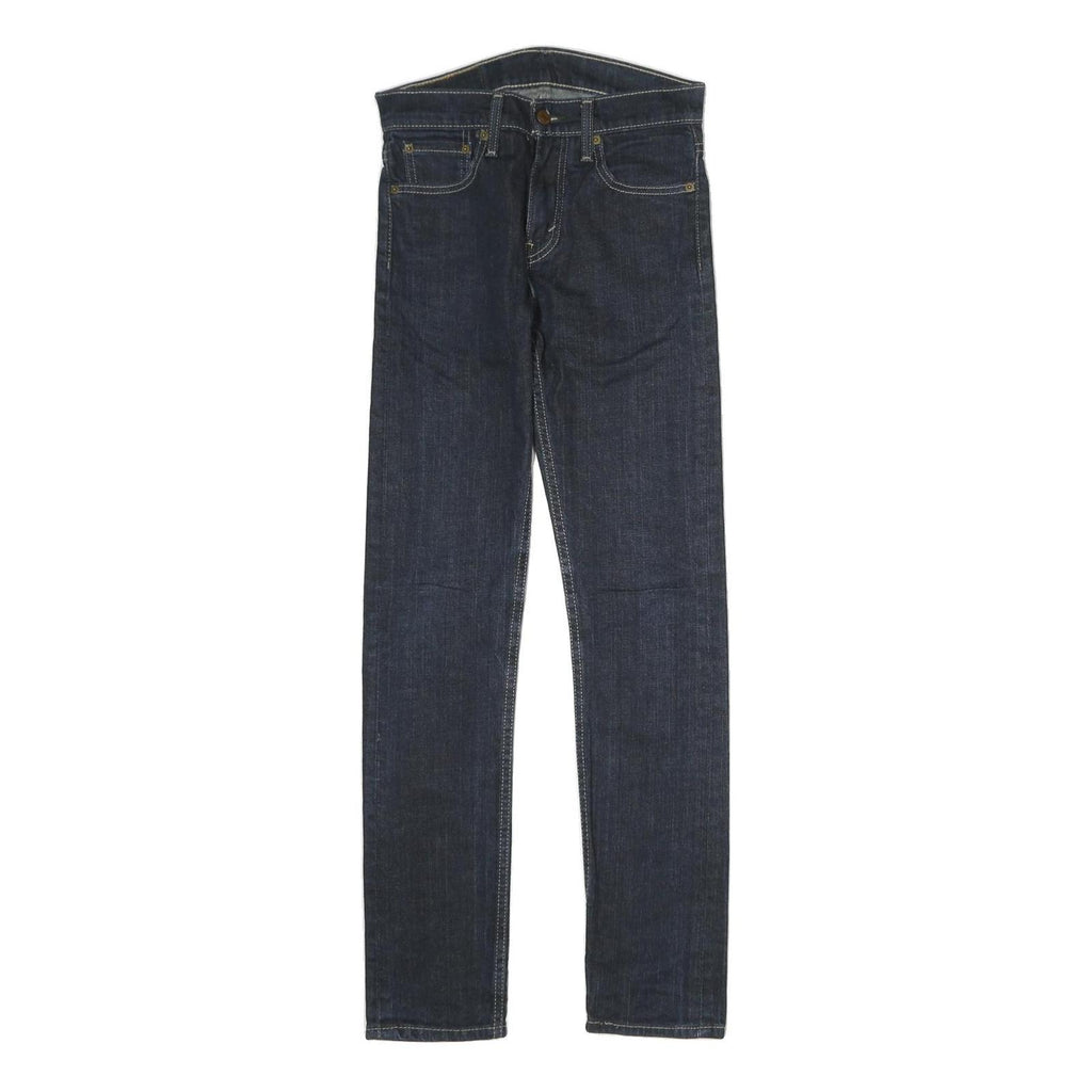 LEVI'S 510 Mens Jeans Blue Slim Skinny Denim Medium W28 L32 Zip Closure