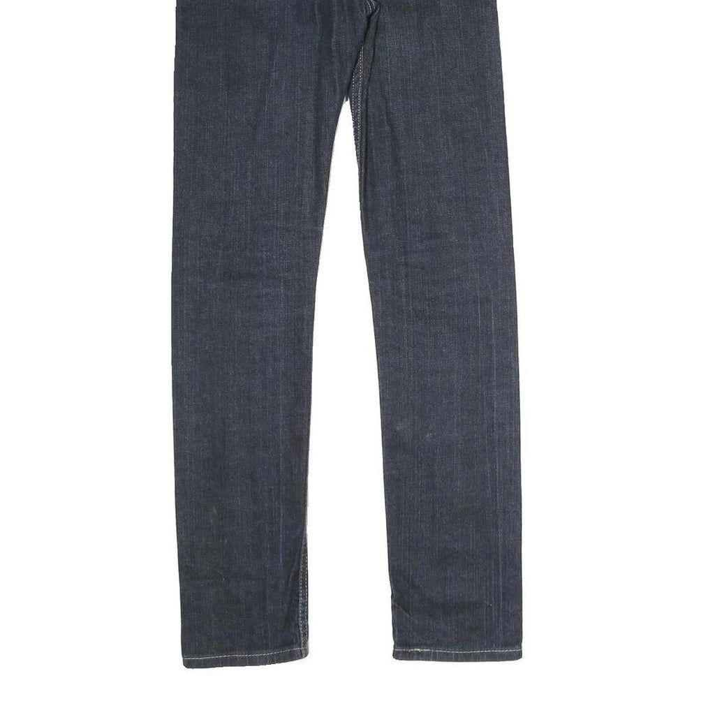 LEVI'S 510 Mens Jeans Blue Slim Skinny Denim Medium W28 L32 Zip Closure