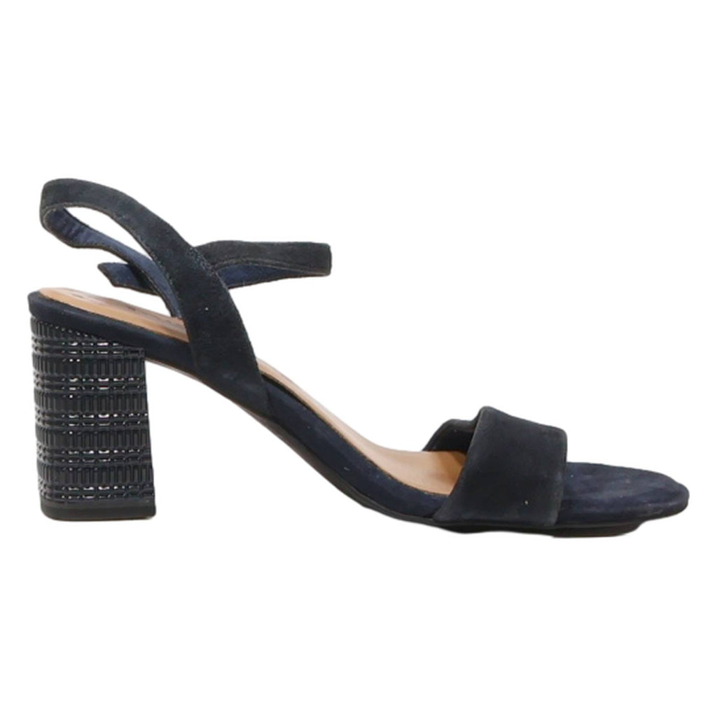 TAMARIS Strappy Heels Blue Leather Womens UK 6