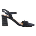 TAMARIS Strappy Heels Blue Leather Womens UK 6
