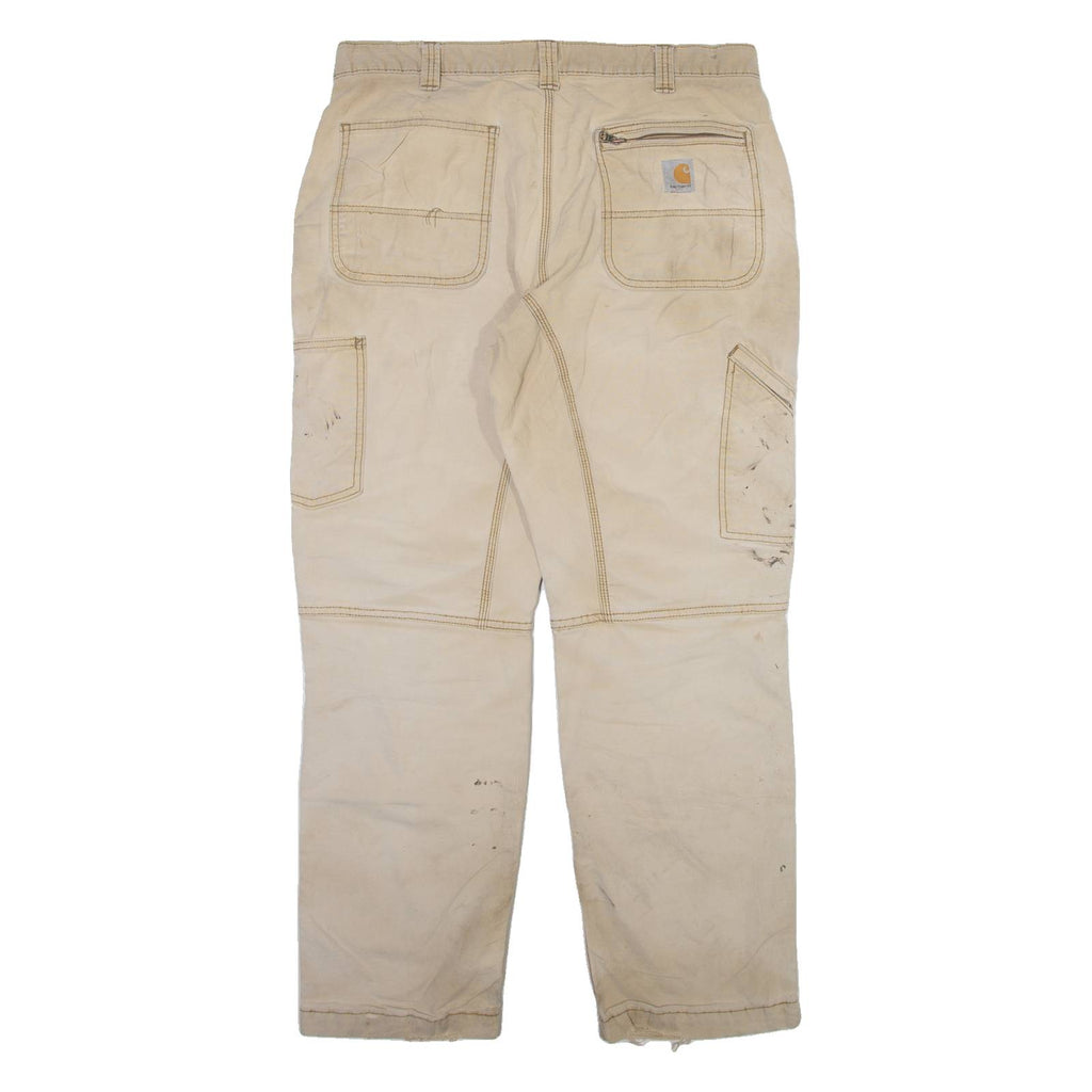 CARHARTT Mens Trousers Beige Relaxed Straight W36 L30