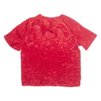 Womens Printed Top Red L