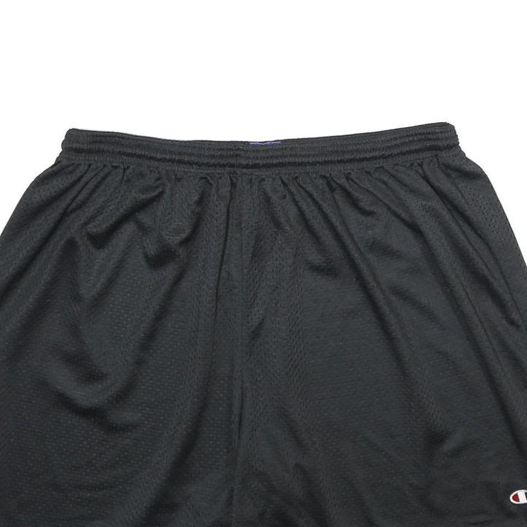 CHAMPION Mens Black Sports Shorts 2XL W30 Lightweight Athletic