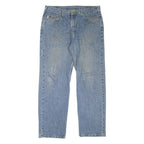 CARHARTT Workwear Mens Jeans Blue Regular Straight Stone Wash W36 L31