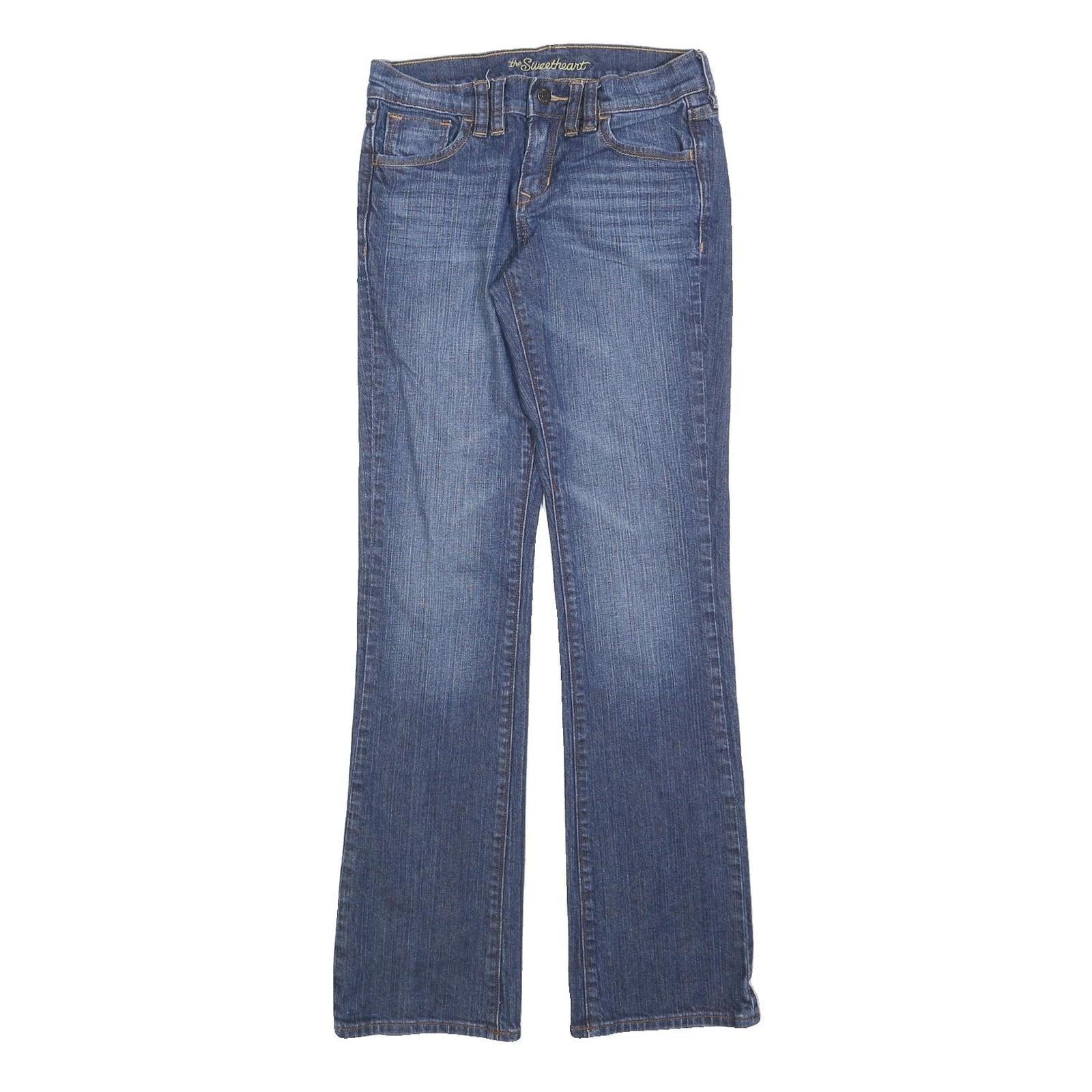 OLD NAVY Womens Blue Slim Bootcut Denim Medium W25 L30 Stretch Comfort Jeans