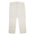 CARHARTT Mens Cotton Twill Beige Relaxed Straight Trousers W40 L32 Workwear