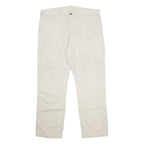CARHARTT Mens Cotton Twill Beige Relaxed Straight Trousers W40 L32 Workwear