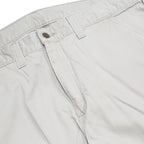 CARHARTT Mens Cotton Twill Beige Relaxed Straight Trousers W40 L32 Workwear